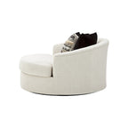 Fauteuil pivotant rond surdimensionné – 58 larg. x 54 prof. x 39 haut.
