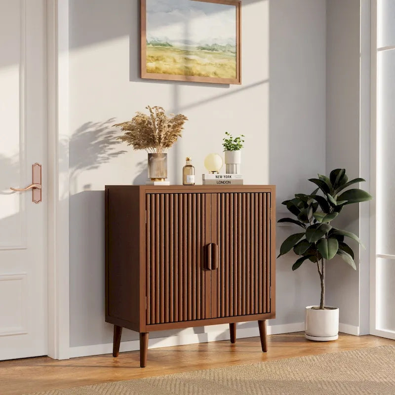 Buffet et bahut de rangement marron contemporain