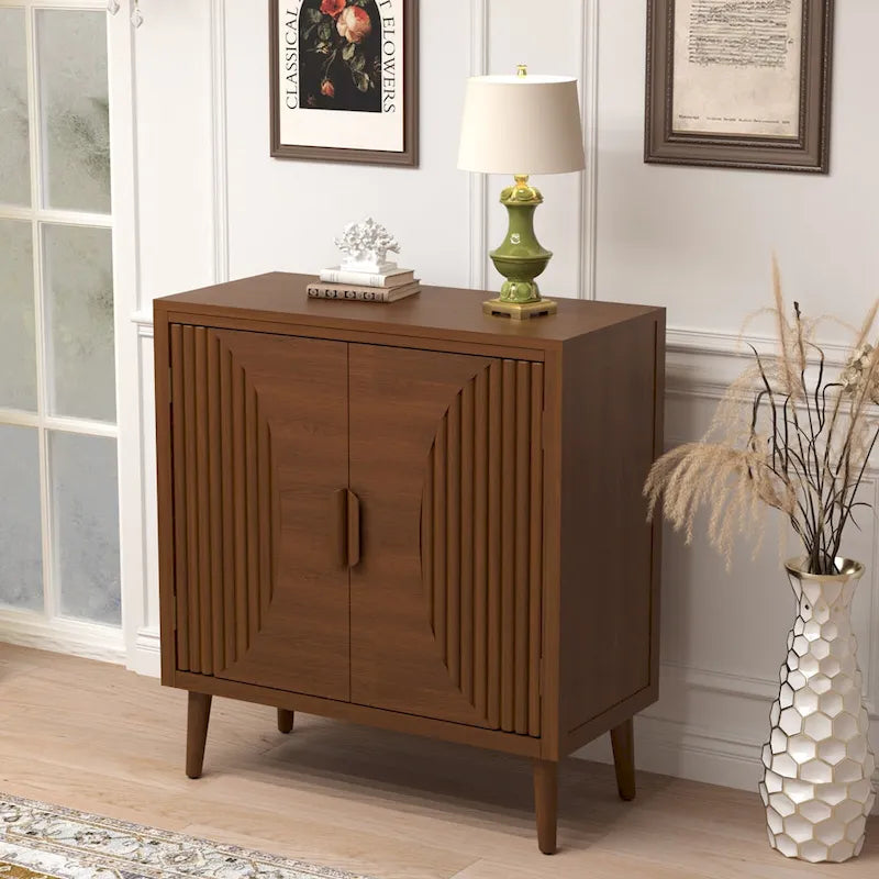 Buffet et bahut de rangement marron contemporain