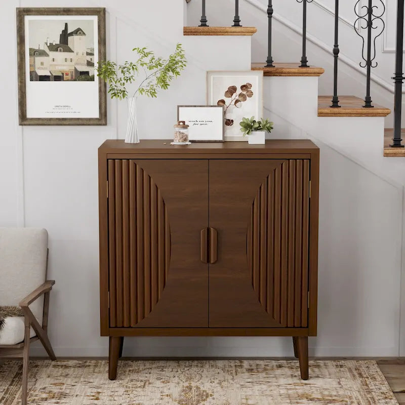 Buffet et bahut de rangement marron contemporain