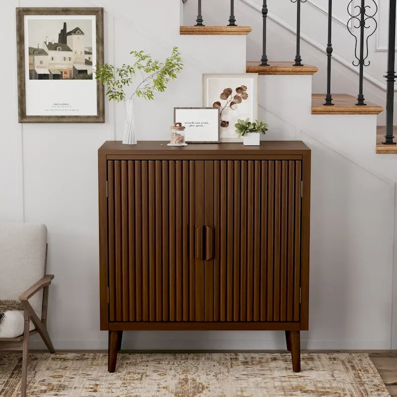 Buffet et bahut de rangement marron contemporain