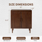 Buffet et bahut de rangement marron contemporain