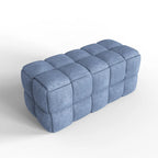 Banc rembourré de 36 pouces avec tissu à armure nattée