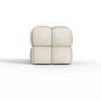 Banc rembourré de 36 pouces avec tissu à armure nattée