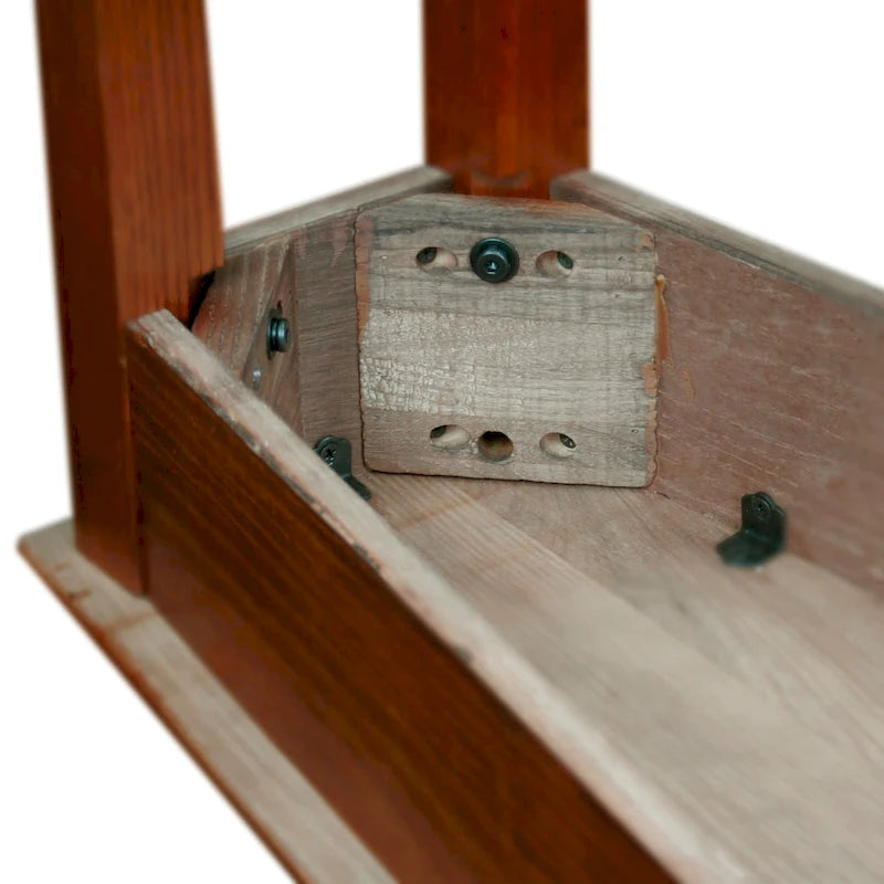 Table d'appoint compensée pour fauteuil inclinable avec étagère inférieure