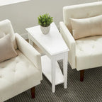 Table d'appoint compensée pour fauteuil inclinable avec étagère inférieure