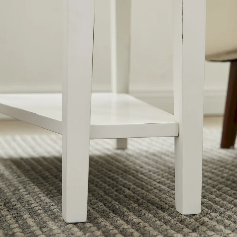 Table d'appoint compensée pour fauteuil inclinable avec étagère inférieure