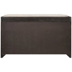 Banc de rangement avec panier amovible et 2 tiroirs