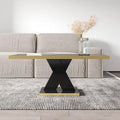Table basse moderne avec finition laquée brillante