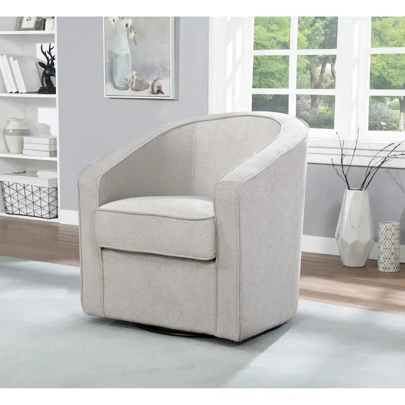 Fauteuil pivotant rond
