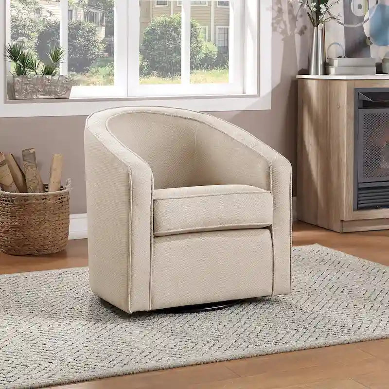 Fauteuil pivotant rond