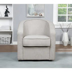 Fauteuil pivotant rond