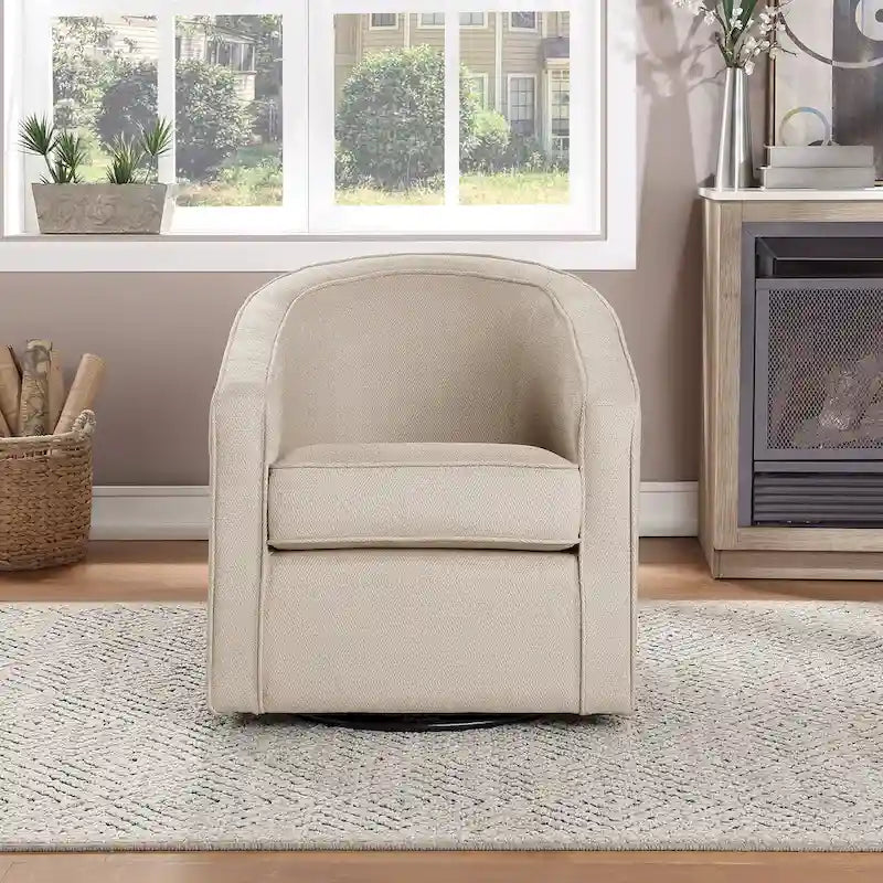 Fauteuil pivotant rond