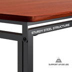 Bureau pliable de 43 po pour bureau à domicile