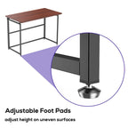 Bureau pliable de 43 po pour bureau à domicile