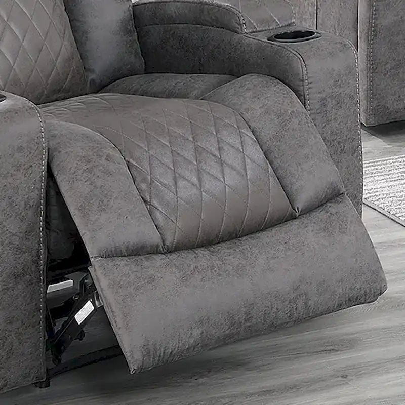 Fauteuil inclinable électrique avec porte-gobelets et chargeur USB