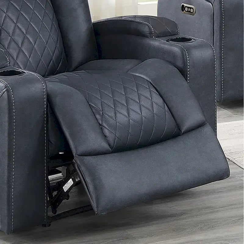 Fauteuil inclinable électrique avec porte-gobelets et chargeur USB