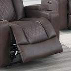 Fauteuil inclinable électrique avec porte-gobelets et chargeur USB