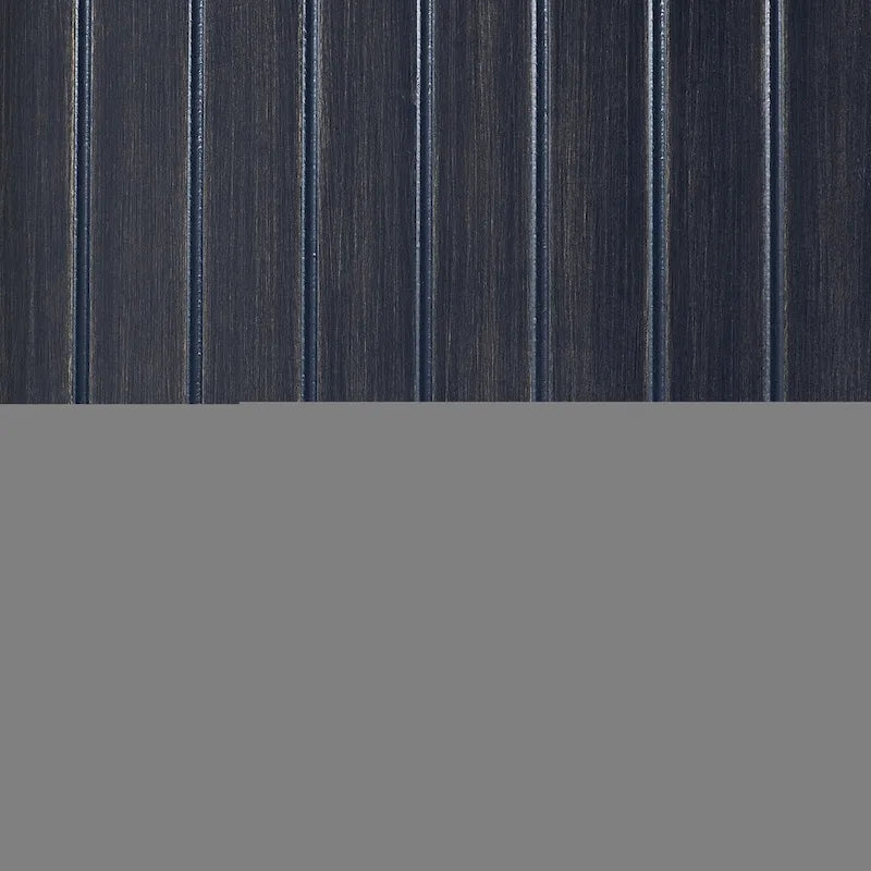 Meuble d'entrée côtier avec banc et patères – Bleu marine vieilli