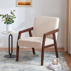 Lot de 2 fauteuils rembourrés – Style moderne du milieu du siècle pour salon