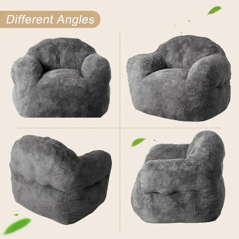 Pouf en mousse à mémoire de forme pour adultes et enfants