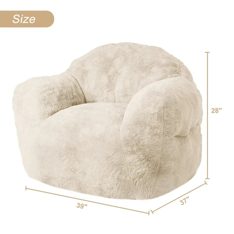 Pouf en mousse à mémoire de forme pour adultes et enfants