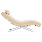 Chaise longue avec coussin rond – 65Lx23Px33H