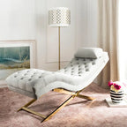 Chaise longue avec coussin rond – 65Lx23Px33H
