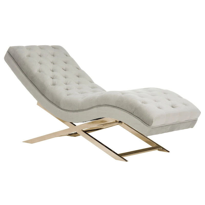 Chaise longue avec coussin rond – 65Lx23Px33H