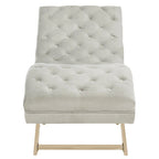 Chaise longue avec coussin rond – 65Lx23Px33H