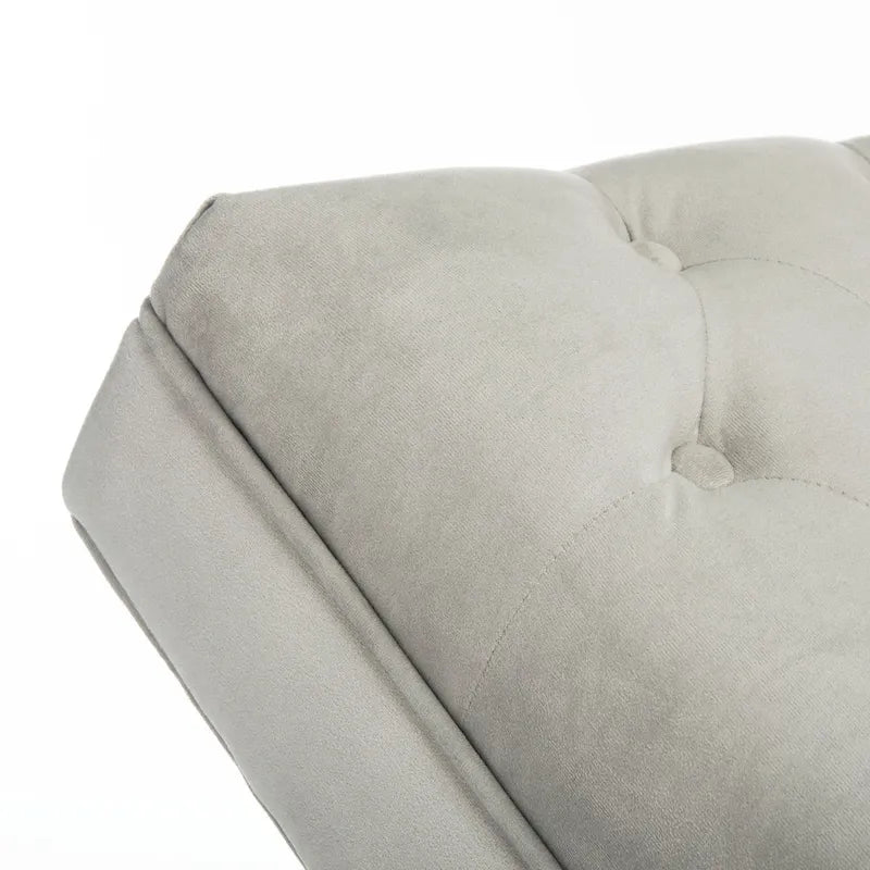 Chaise longue avec coussin rond – 65Lx23Px33H
