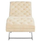 Chaise longue avec coussin rond – 65Lx23Px33H