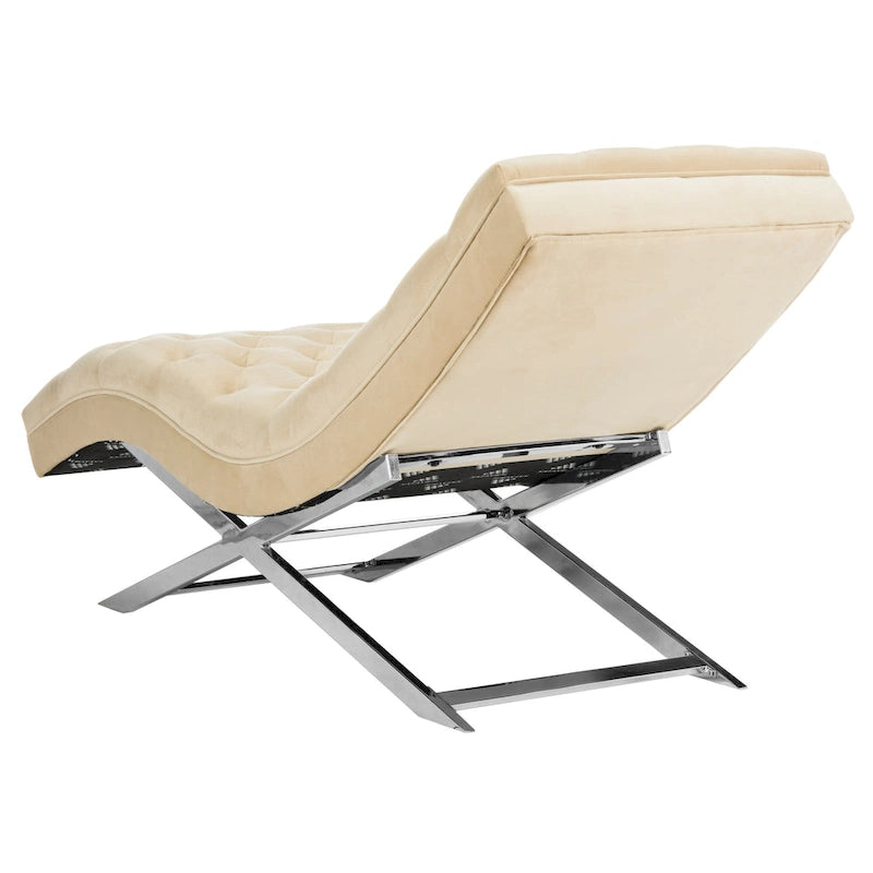 Chaise longue avec coussin rond – 65Lx23Px33H