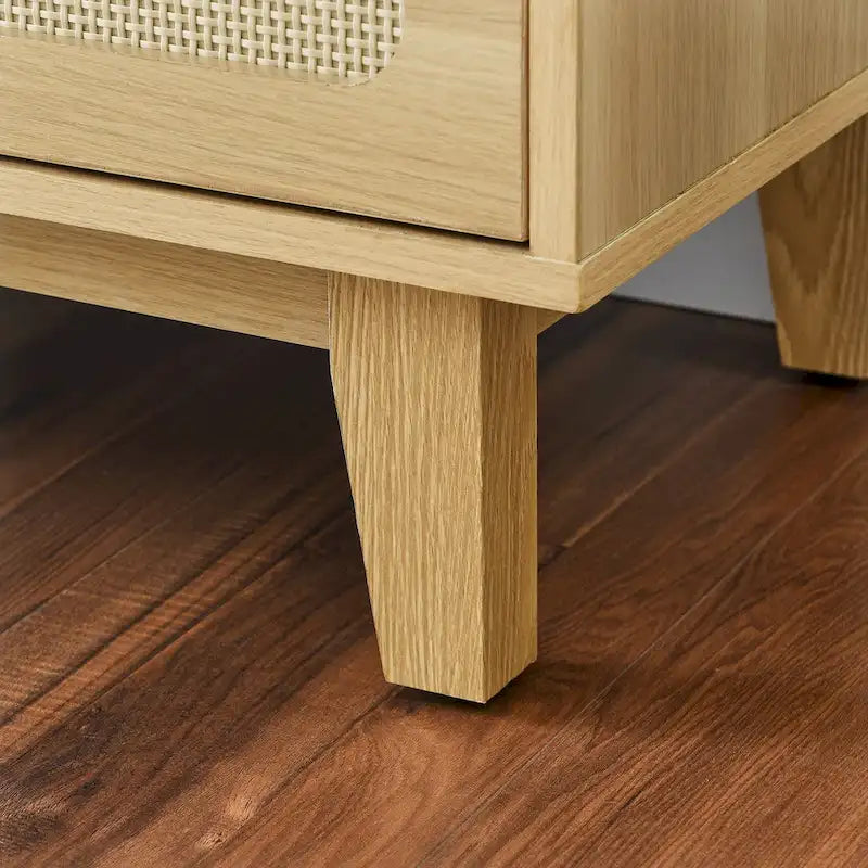 Commode 6 tiroirs avec plateau en bois