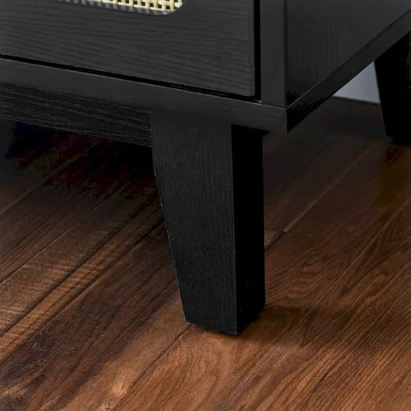 Commode 6 tiroirs avec plateau en bois