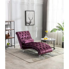 Fauteuil d'appoint en velours avec coussin lombaire et pieds en acrylique