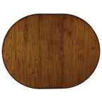 Table à manger ronde à piédestal avec rallonge de 45 cm - 60x30x60
