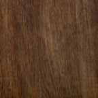 Banc de salle à manger rustique en tissu rembourré ivoire de 60 pouces