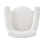 Chaises de salle à manger modernes en tissu avec accoudoirs et pieds en métal